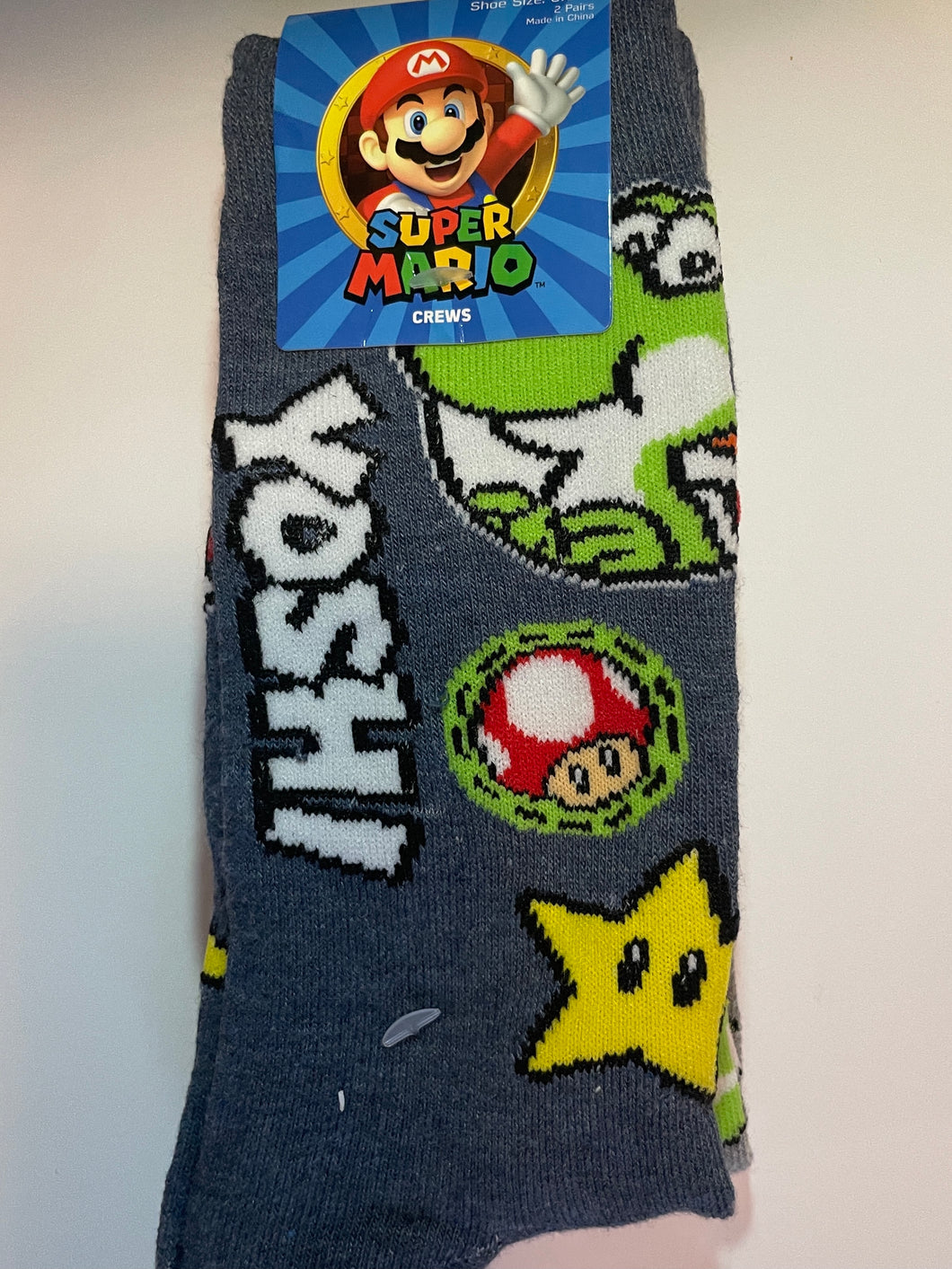 Super Mario Brothers Character Sock