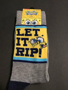 Sponge Bob Square Pants 2 Pack Character Socks