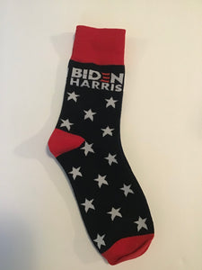 Biden Harris Character Sock