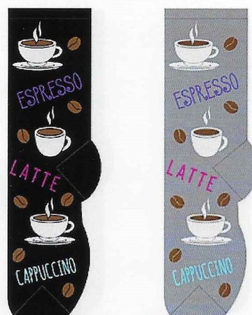 Womens Hot Coffee Espresso Latte Socks