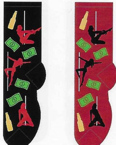 Mens Stripper Pole Dancer Socks