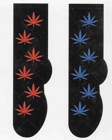 Mens Cannabis Weed/Pot Socks